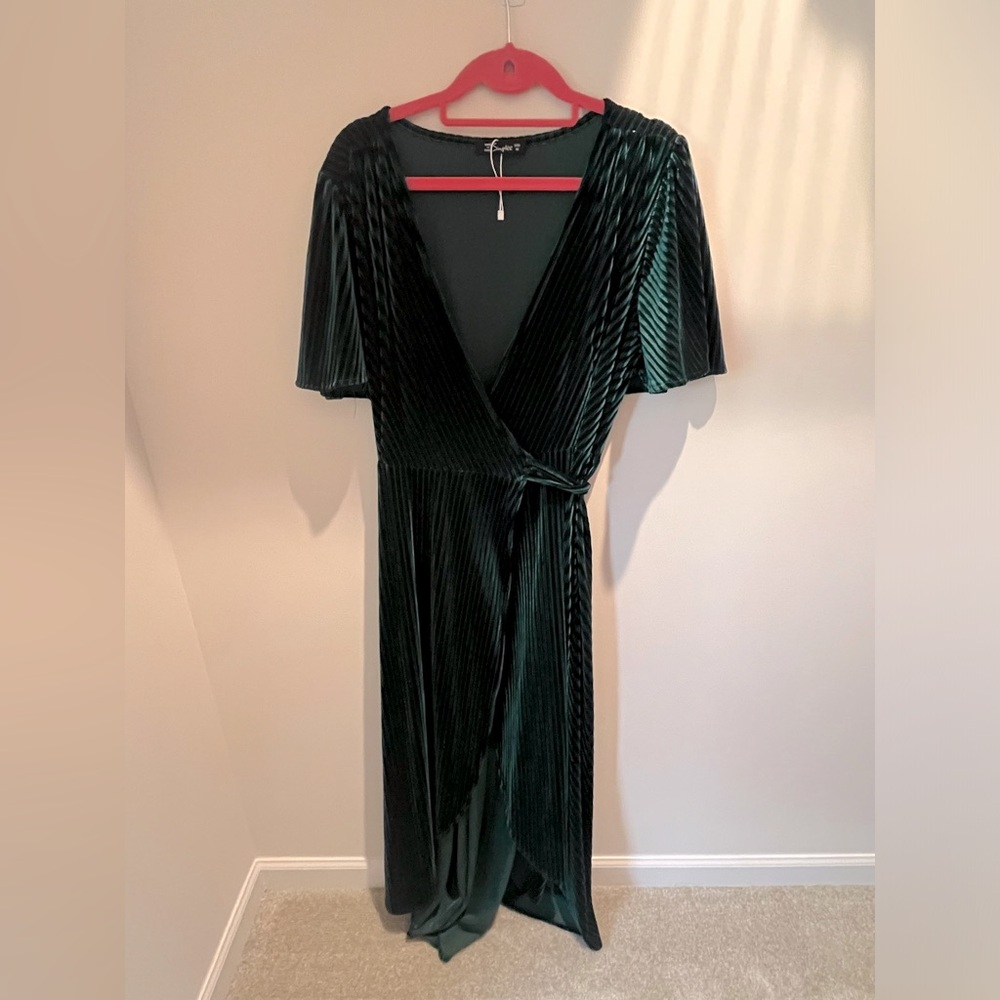 Dark green simplee dress